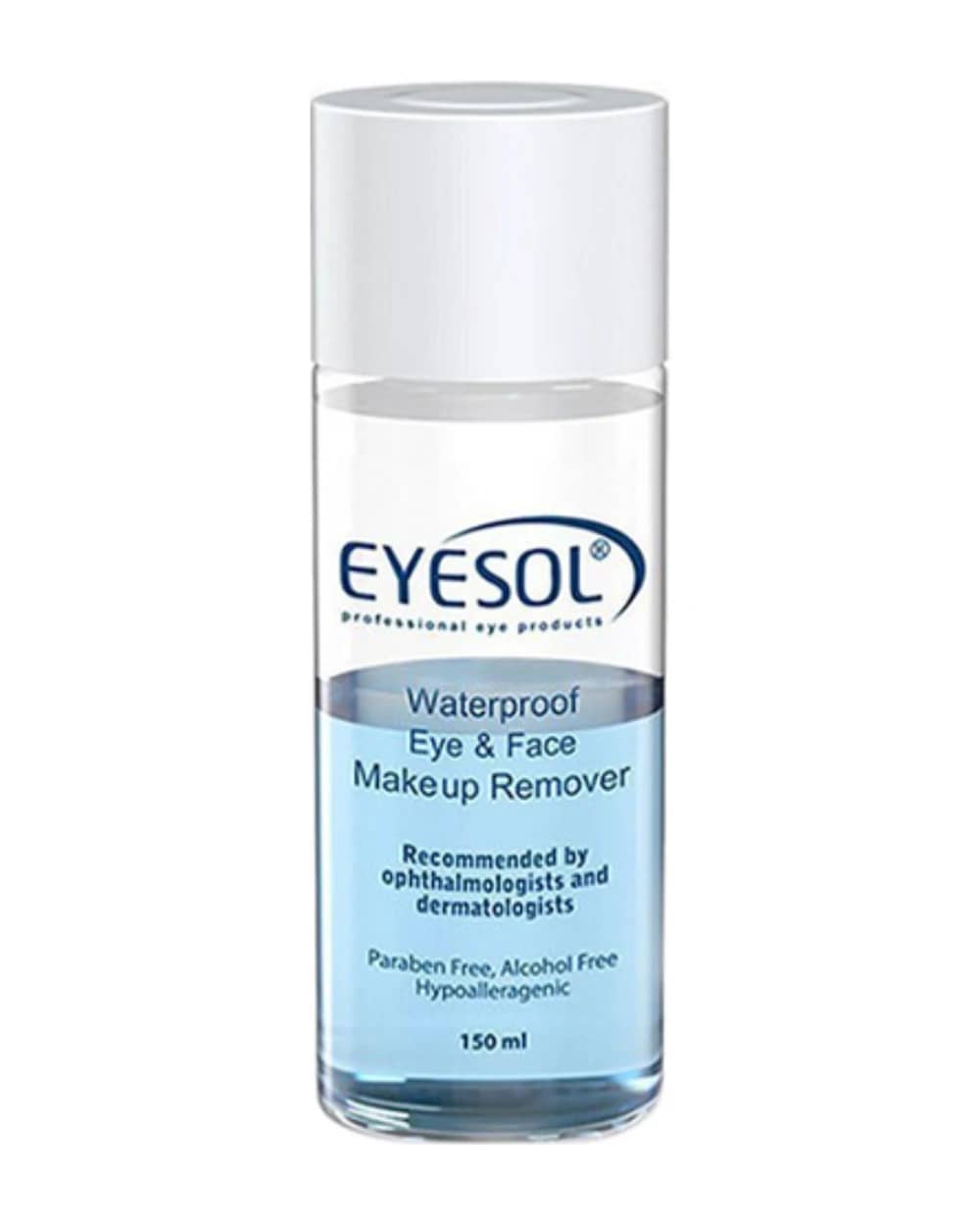 محلول پاک کننده تخصصی آرایش ضد آب چشم و صورت آیسول 150ml