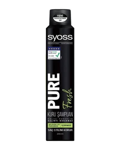 شامپو خشک شاداب کننده Pure Fresh سایوس 200ml