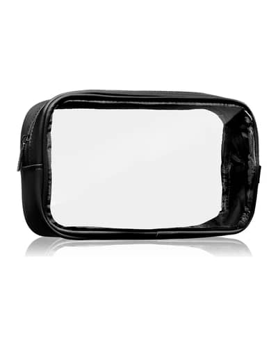 Notino Travel Collection Small Clear Organizer trousse per cosmetici trasparente