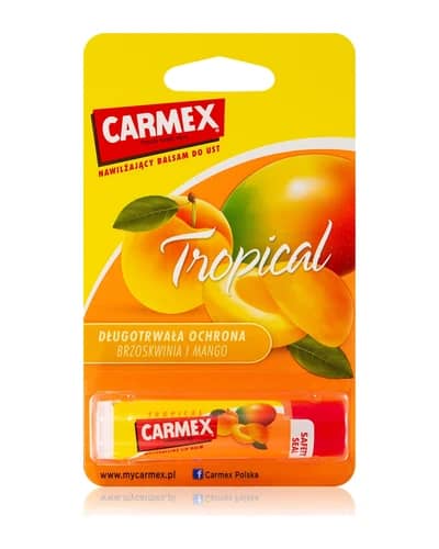 Carmex Tropical Peach & Mango burrocacao idratante in stick