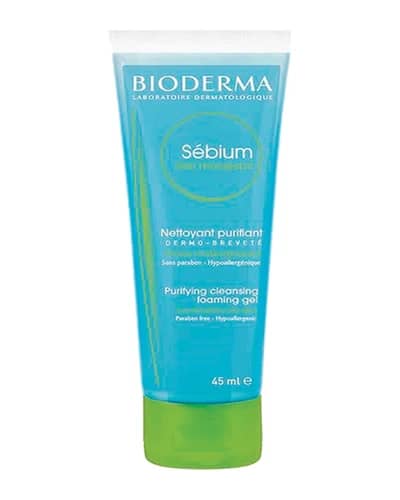 ژل شوینده پوست چرب و مختلط Sebium بایودرما 45ml