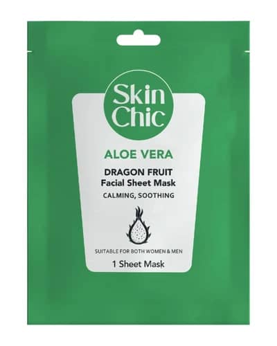 ماسک صورت آلوئه ورا اسکین شیک حاوی عصاره دراگون 18ml