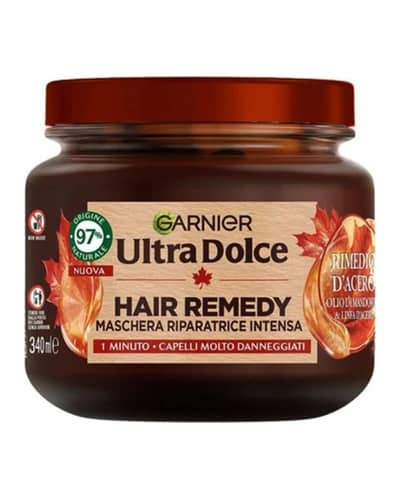 ماسک مو ترمیم کننده افرای گارنیه 340ml Ultra Dolce