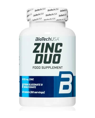 BioTechUSA Zinc Duo compresse per favorire il corretto funzionamento dell’organismo