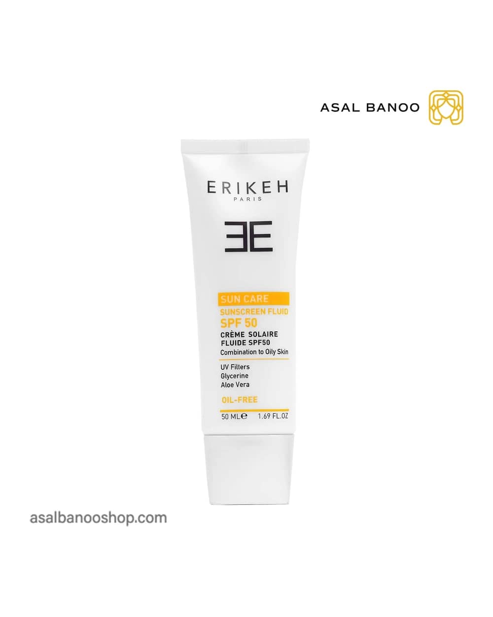 ضد آفتاب پوست مختلط تا چرب SPF50 اریکه