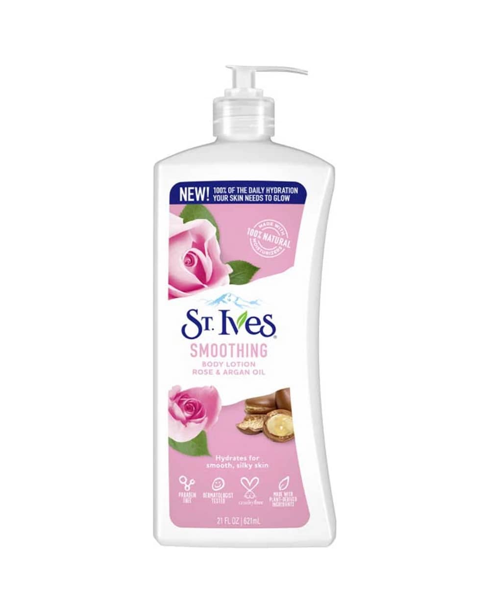 لوسیون بدن آبرسان عصاره رز و آرگان سینت ایوز 621ml