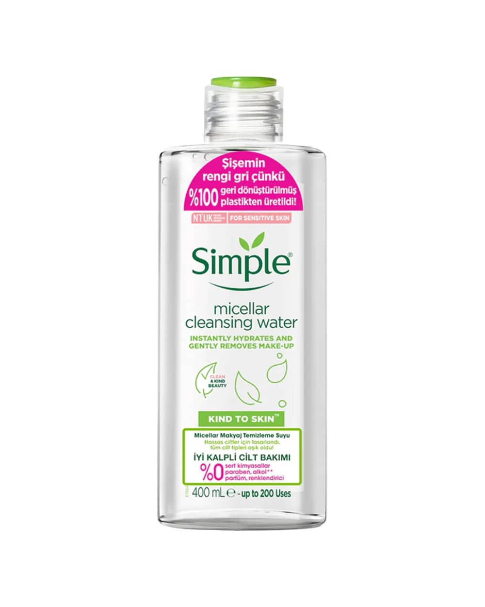 میسلار واتر پوست حساس Kind To Skin سیمپل 400ml