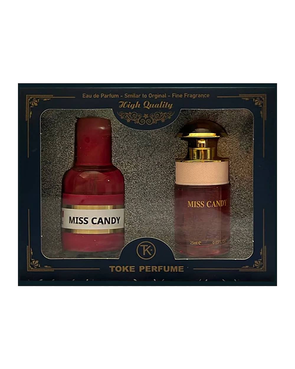 ست ادکلن و عطر جیبی زنانه توک مدل Miss Candy