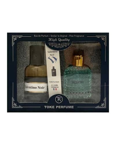 ست ادکلن و عطر جیبی مردانه توک مدل Valentino Noir
