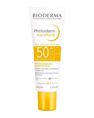 فلوئید ضد آفتاب بی رنگ Photoderm Aquafluide SPF50 بایودرما 40ml