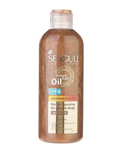 روغن برنزه کننده و ویتامینه سی گل 250ml