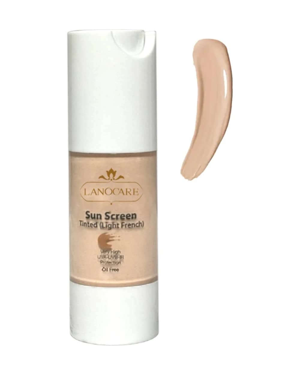 کرم ضد آفتاب رنگی فاقد چربی SPF50 لانوکر 30ml
