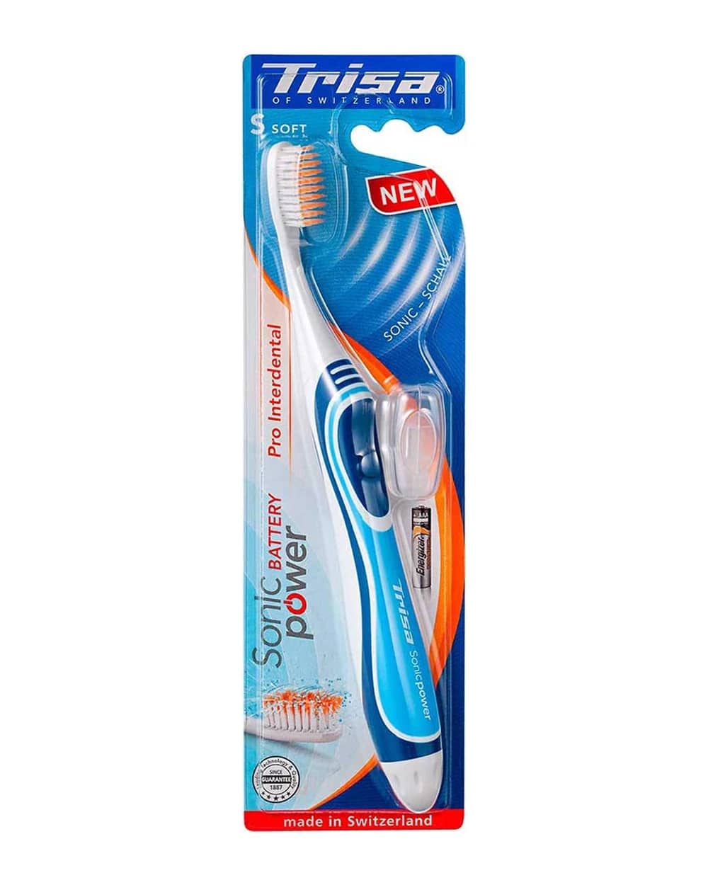 مسواک ویبراتور با برس نرم سونیک پاور Pro Interdental تریزا