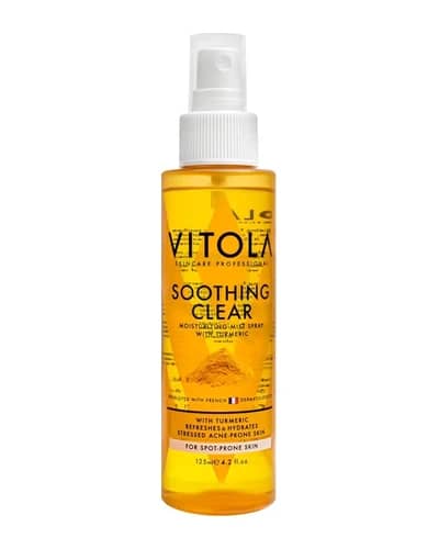 اسپری آبرسان و تسکین دهنده عصاره زردچوبه Soothing Clear ویتولا 125ml