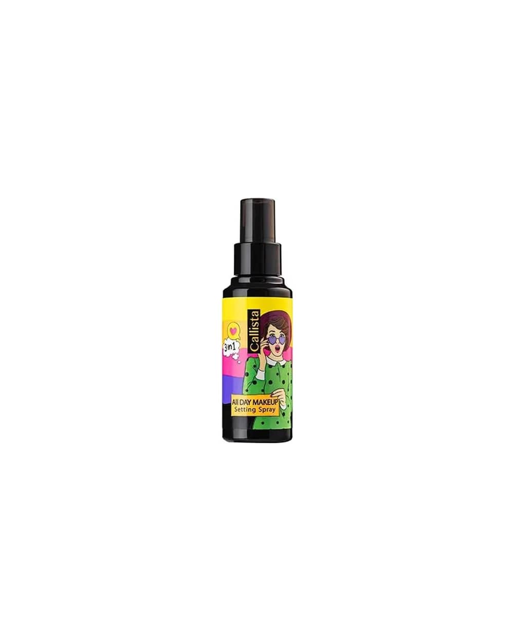 اسپری فیکساتور آرایش 3IN1 کالیستا مدل All Day Makeup
