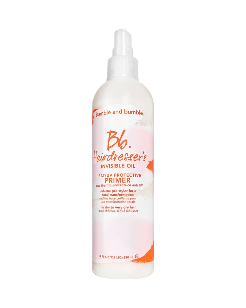 Hairdresser's Invisible Oil Heat/UV Protective Primer for Dry, Frizzy Hair