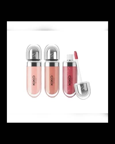 پک سه عددی لیپ گلاس کیکو میلانو مدل Glossy Lip Set 03