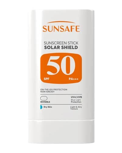 استیک ضد آفتاب SPF50  مناسب پوست خشک سولار شیلد سان سیف
