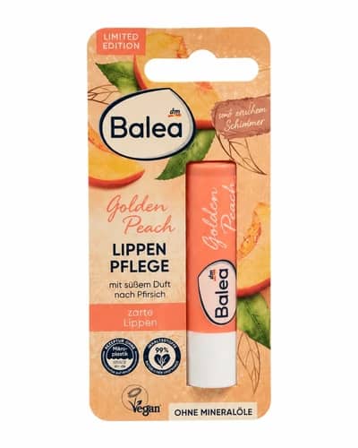 بالم لب حاوی شی باتر باله‌آ مدل Golden Peach