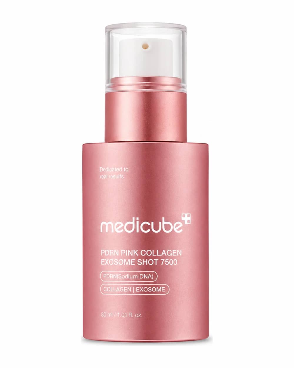 سرم اگزوزوم شات کلاژن و PDRN مدی‌ کیوب مدل PDRN Pink Collagen Exosome Shot 7500