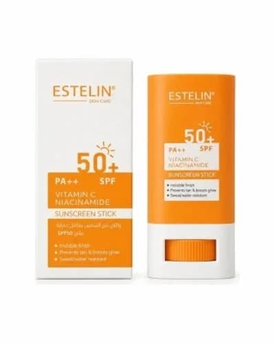 ضد آفتاب استیکیSpf 50+ روشن کننده ویتامین C و نیاسینامید استلین