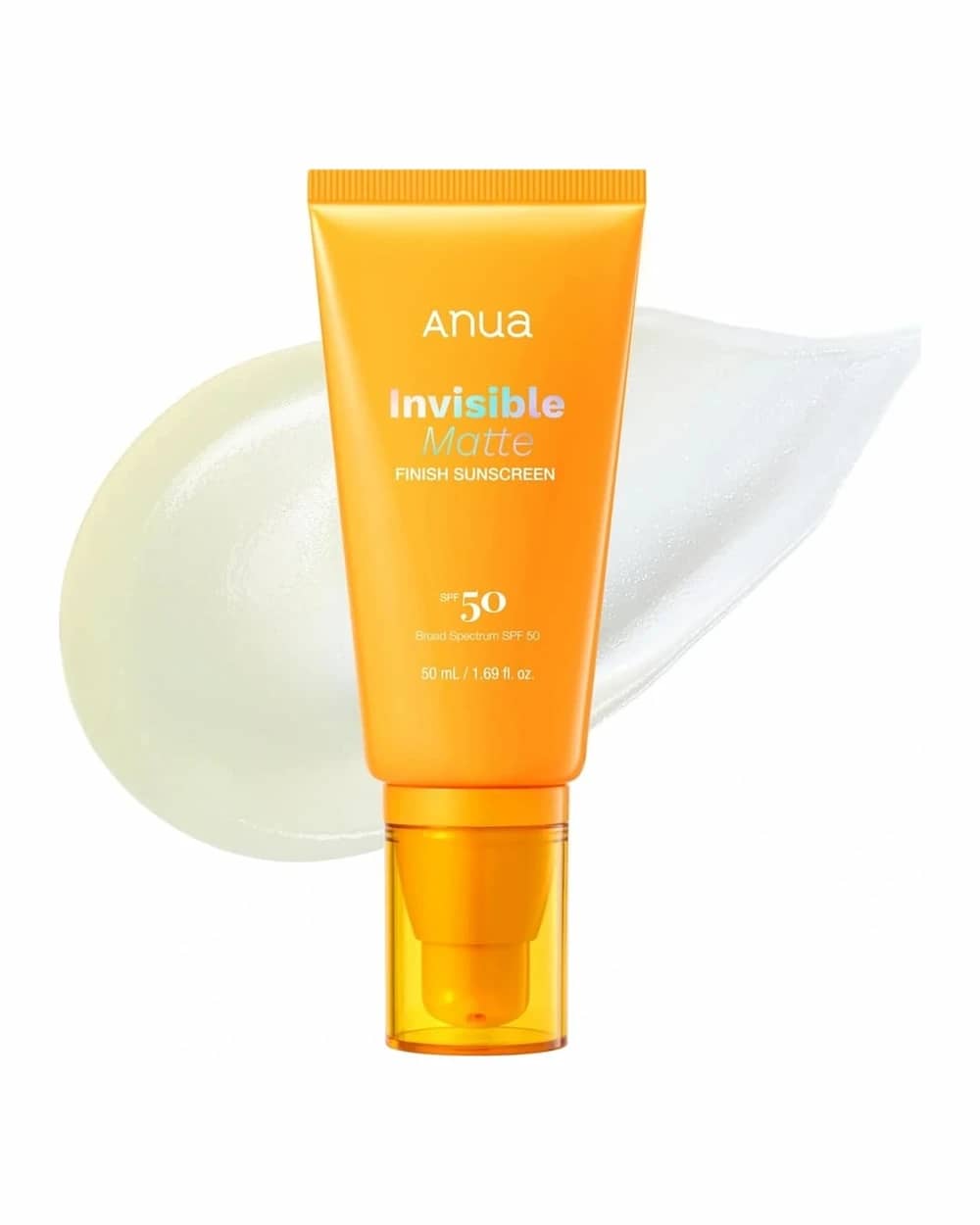 ضد آفتاب بی رنگ با فینیش مات SPF50 آنوا مدل Invisible Matte
