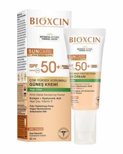 ضد آفتاب رنگی مناسب پوست چرب Spf 50+ بیوکسین