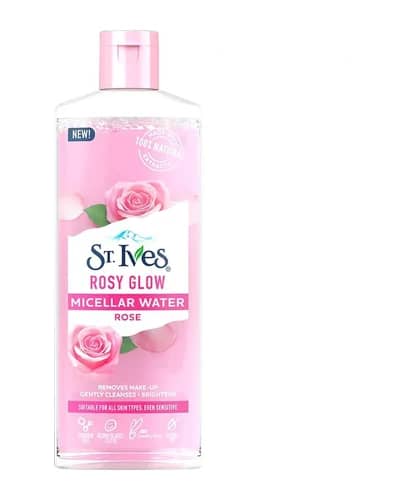 میسلار واتر حاوی عصاره گل رز مناسب پوست حساس و دور چشم سینت ایوز مدل Rosy Glow