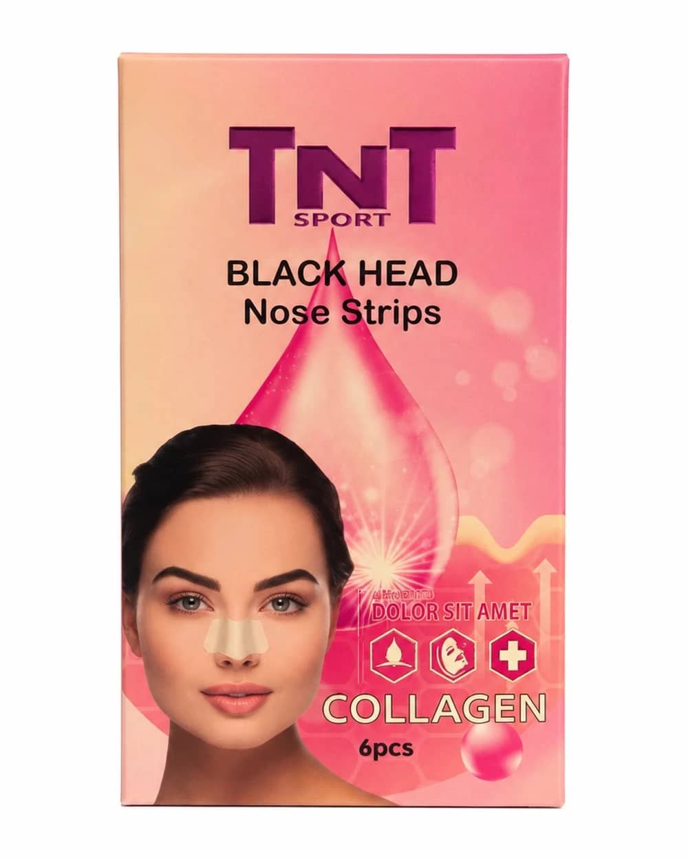 چسب بینی کلاژن تی ان تی اسپورت مدل Collagen