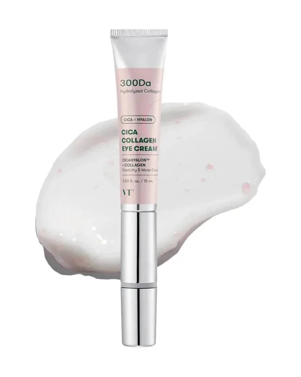 کرم دور چشم بازسازی کننده کلاژن جوانساز وی تی کازمتیکس مدل Cica Collagen 300Da