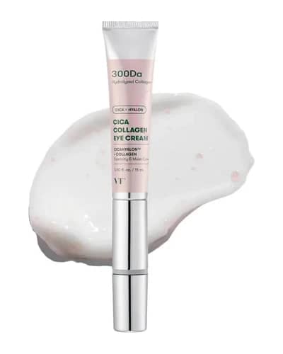 کرم دور چشم بازسازی کننده کلاژن جوانساز وی تی کازمتیکس مدل Cica Collagen 300Da