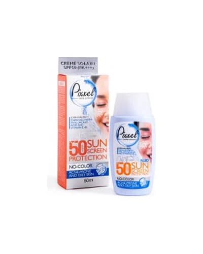 کرم ضد آفتاب بی‌رنگ پوست چرب Spf50 پیکسل