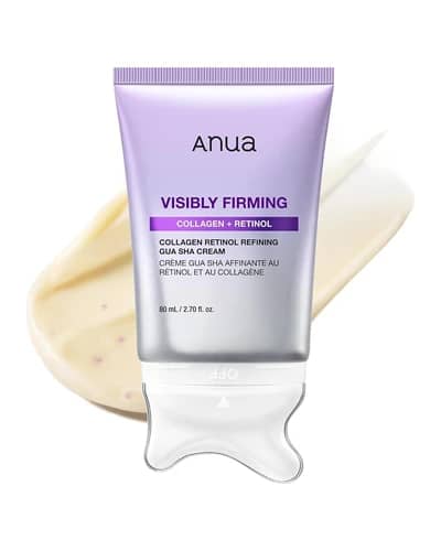 کرم لیفتینگ گواشا کلاژن و رتینول آنوا مدل Visibly Firming