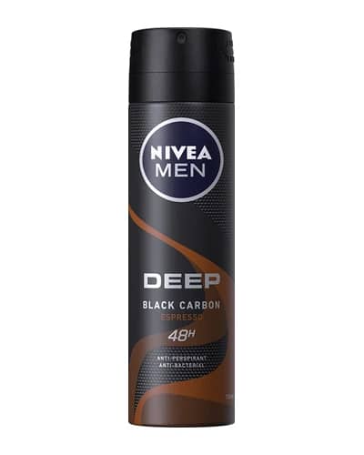 اسپری ضد تعریق 48 ساعته مردانه سری Deep  نیوآ مدل Black Carbon Espresso
