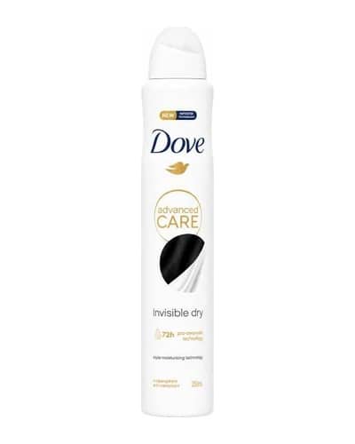 اسپری ضد تعریق 72 ساعته داو  مدل Invisible dry Advance Care