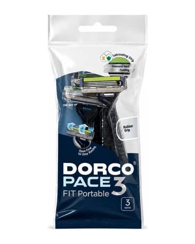 خودتراش مردانه 3 تیغه دورکو مدل Fit Portable (بسته 3 عددی)