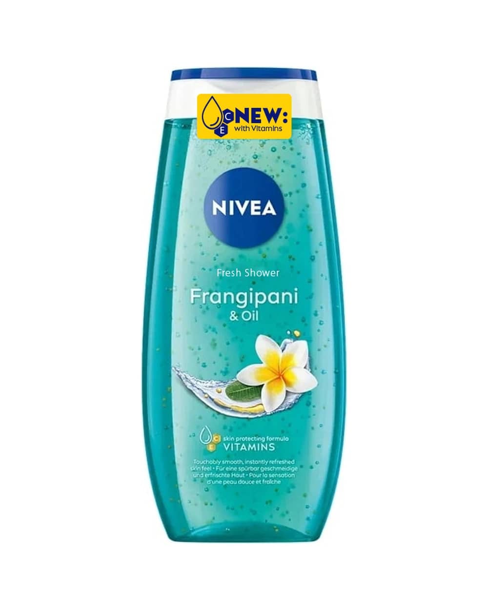 شامپو بدن با رایحه گل های بهاری مناسب برای انواع پوست نیوآ مدل Frangipani