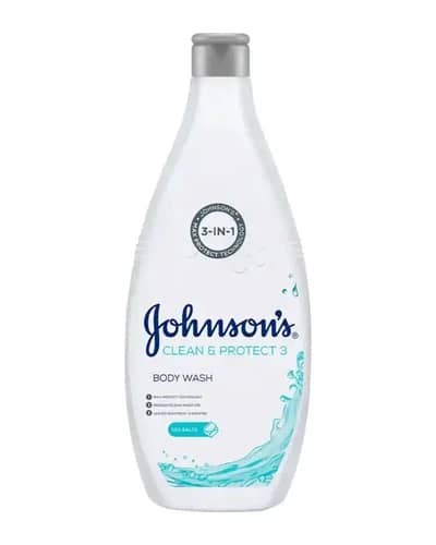 شامپو بدن حاوی نمک دریایی جانسون مدل Clean and Protect