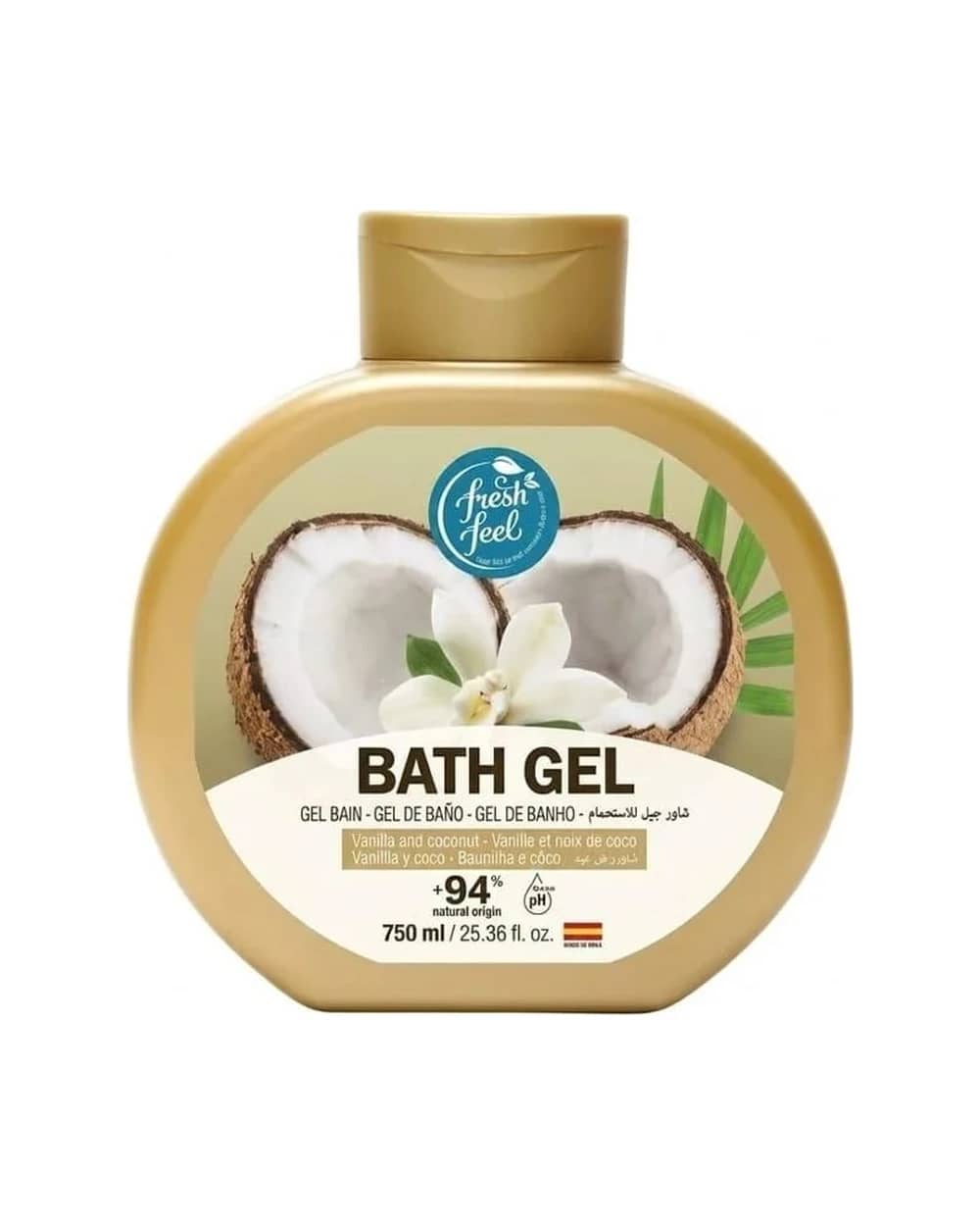 شامپو بدن مرطوب‌کننده فرش فیل مدل Vanilla And Coconut