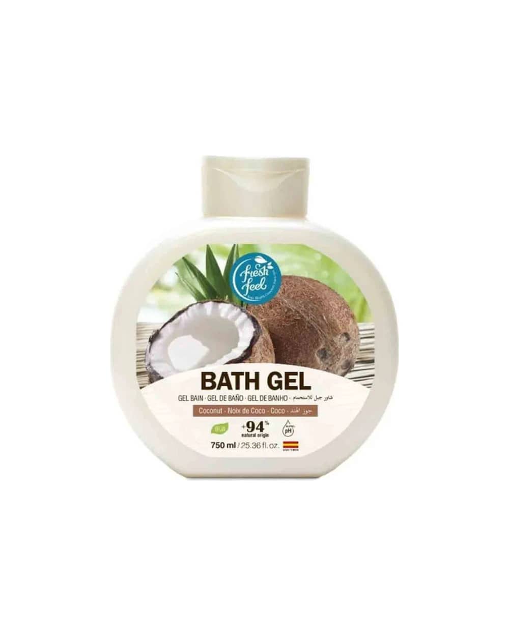 شامپو بدن پوست خشک حاوی عصاره نارگیل فرش فیل مدل Coconut