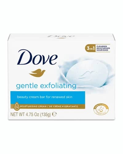 صابون کرمی لایه بردار داو مدل Gentle Exfoliating (حجم 135 گرم)