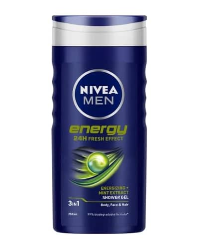 ژل شستشوی سه کاره مردانه نیوآ مدل Energy