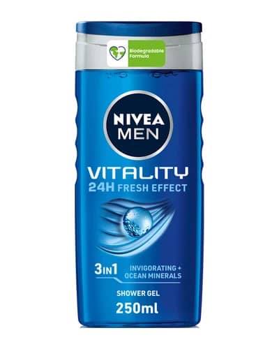 ژل شستشوی سه کاره مردانه نیوآ مدل Vitality