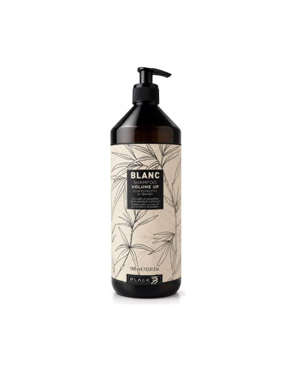 شامپو حجم دهنده مو حاوی عصاره بامبو بلک پروفشنال لاین مدل Blanc