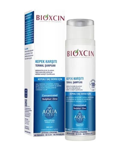شامپو ضد شوره مناسب انواع مو بیوکسین مدل Aqua Thermal