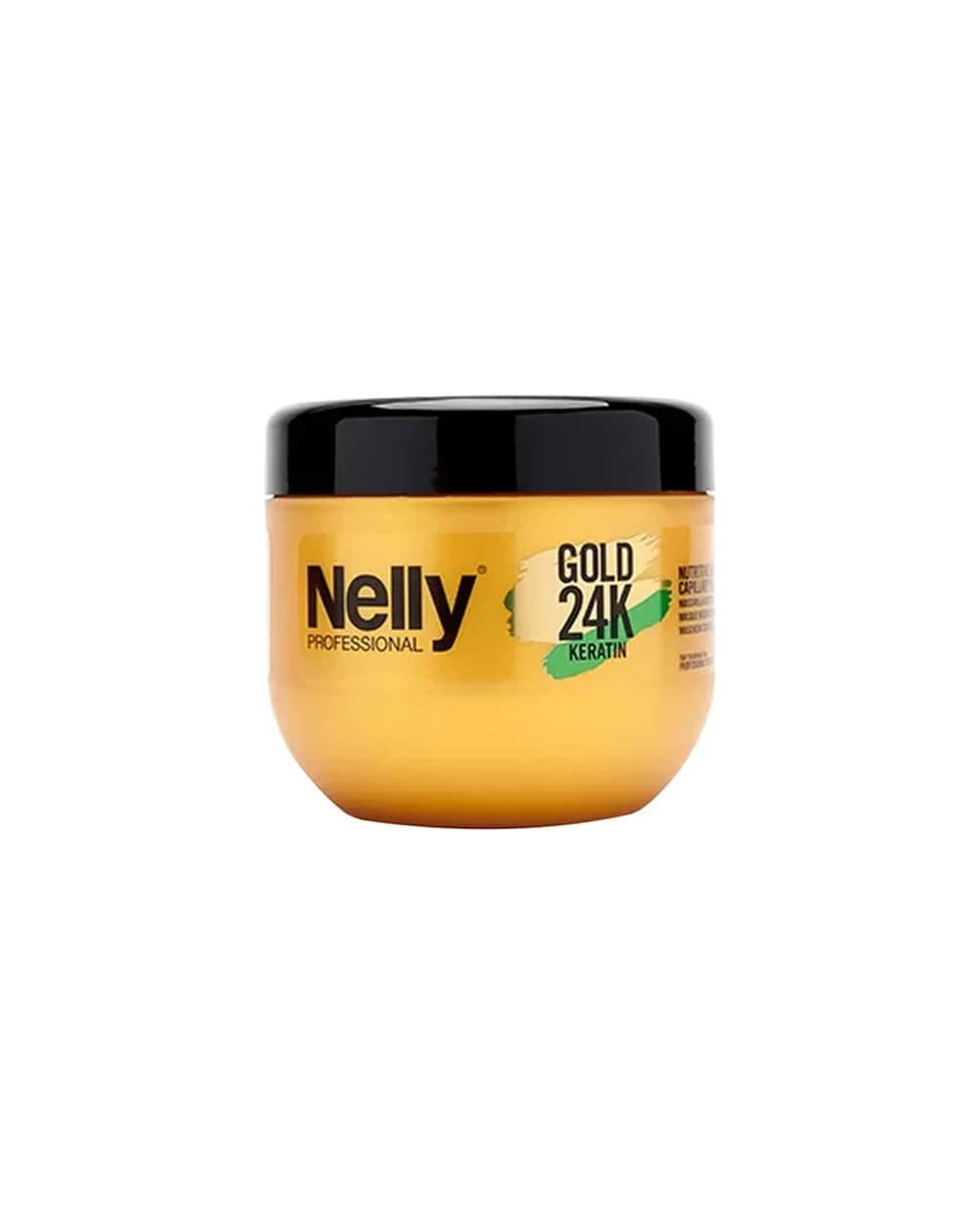 ماسک ترمیم‌کننده موی کراتین گلد نلی مدل Gold 24K Keratin Hair Mask