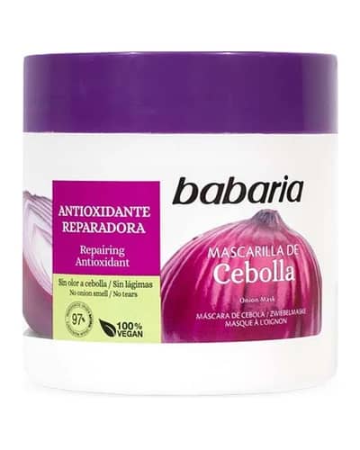 ماسک مو تقویت کننده حاوی عصاره پیاز باباریا مدل Mascarilla de Cebolla