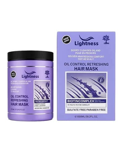 ماسک مو مناسب موهای چرب لایتنس مدل Oil Control Refreshing