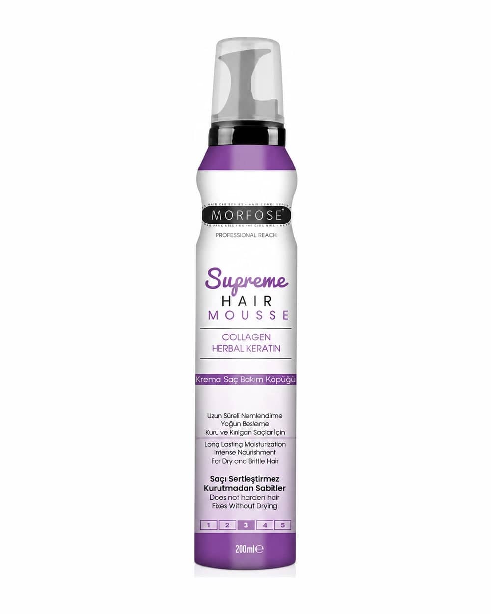 موس موی مراقبتی حاوی کلاژن و کراتین مورفوس مدل Collagen & Herbal Keratin