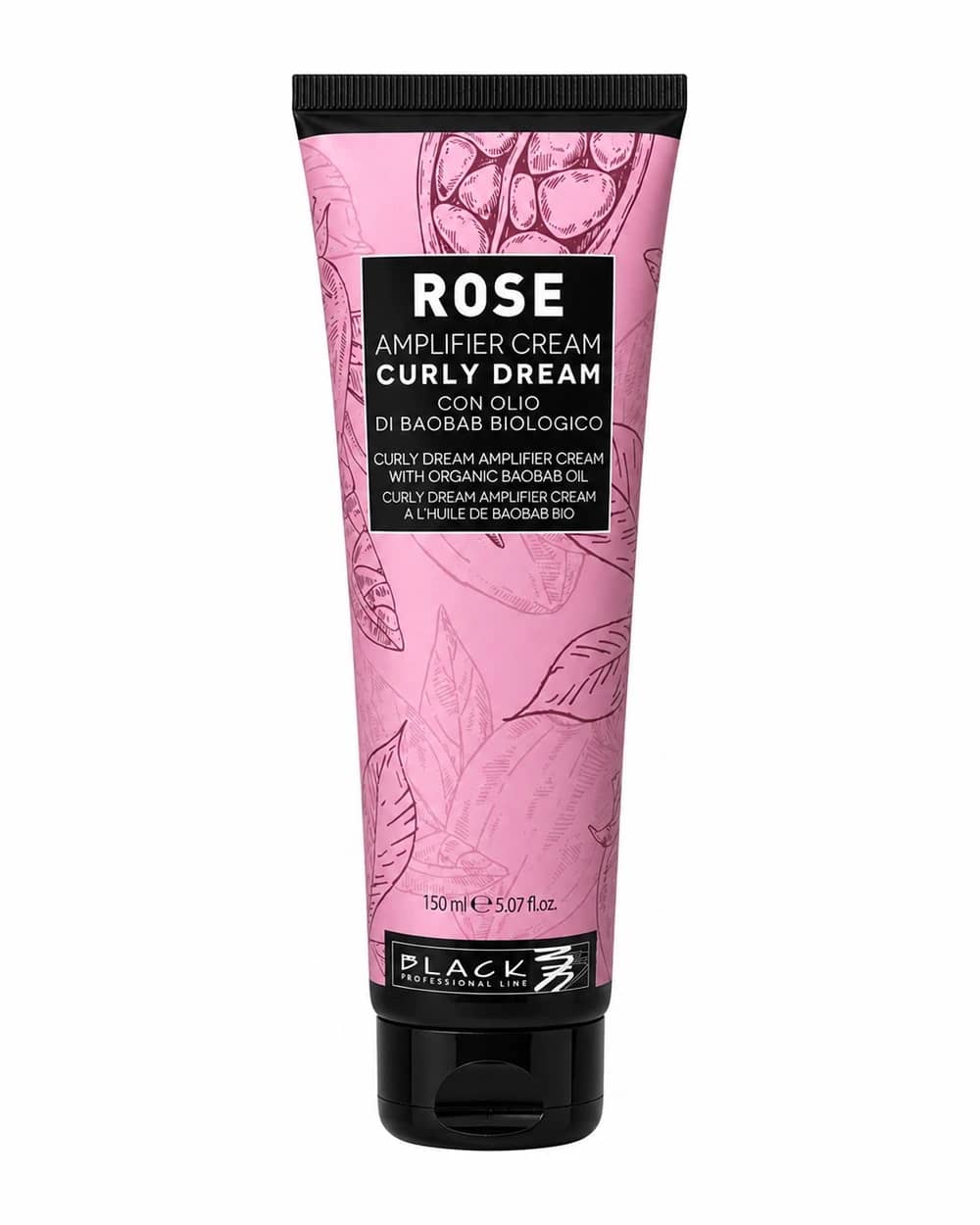 کرم حالت دهنده موهای فر بلک پروفشنال لاین مدل Rose Amplifier Cream